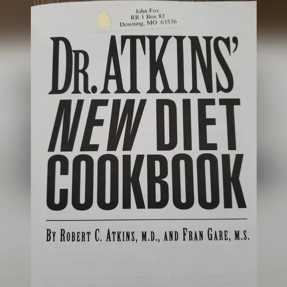 Vintage 1997 Dr. Atkins Diet Cookbook, Keto Low Carb Recipes - Picture 5 of 14